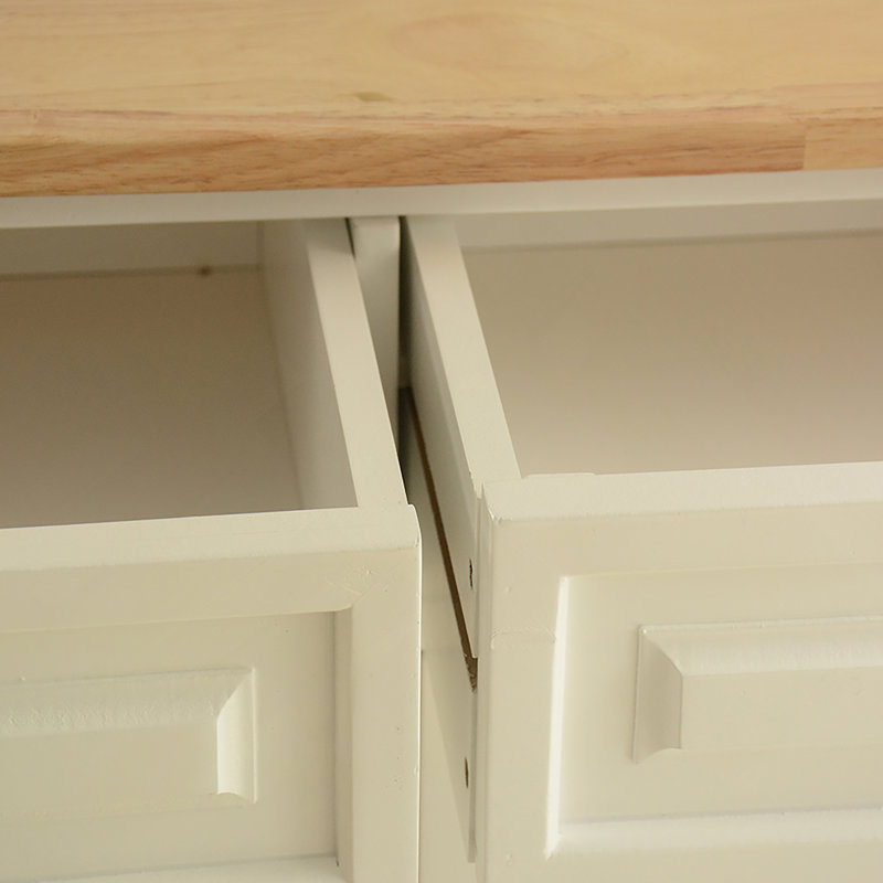 Îlot de cuisine et chariot de cuisine, grande tablette ajustable à l'intérieur de l'armoire