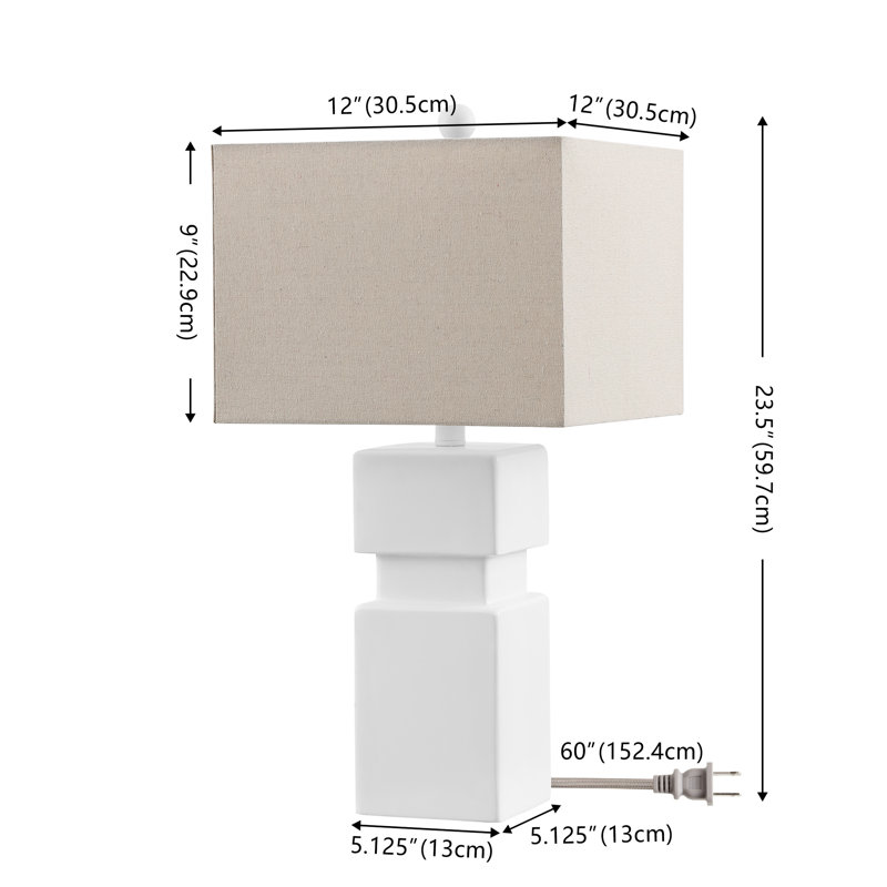 Ardra, 24 Inch, Resin Table Lamp