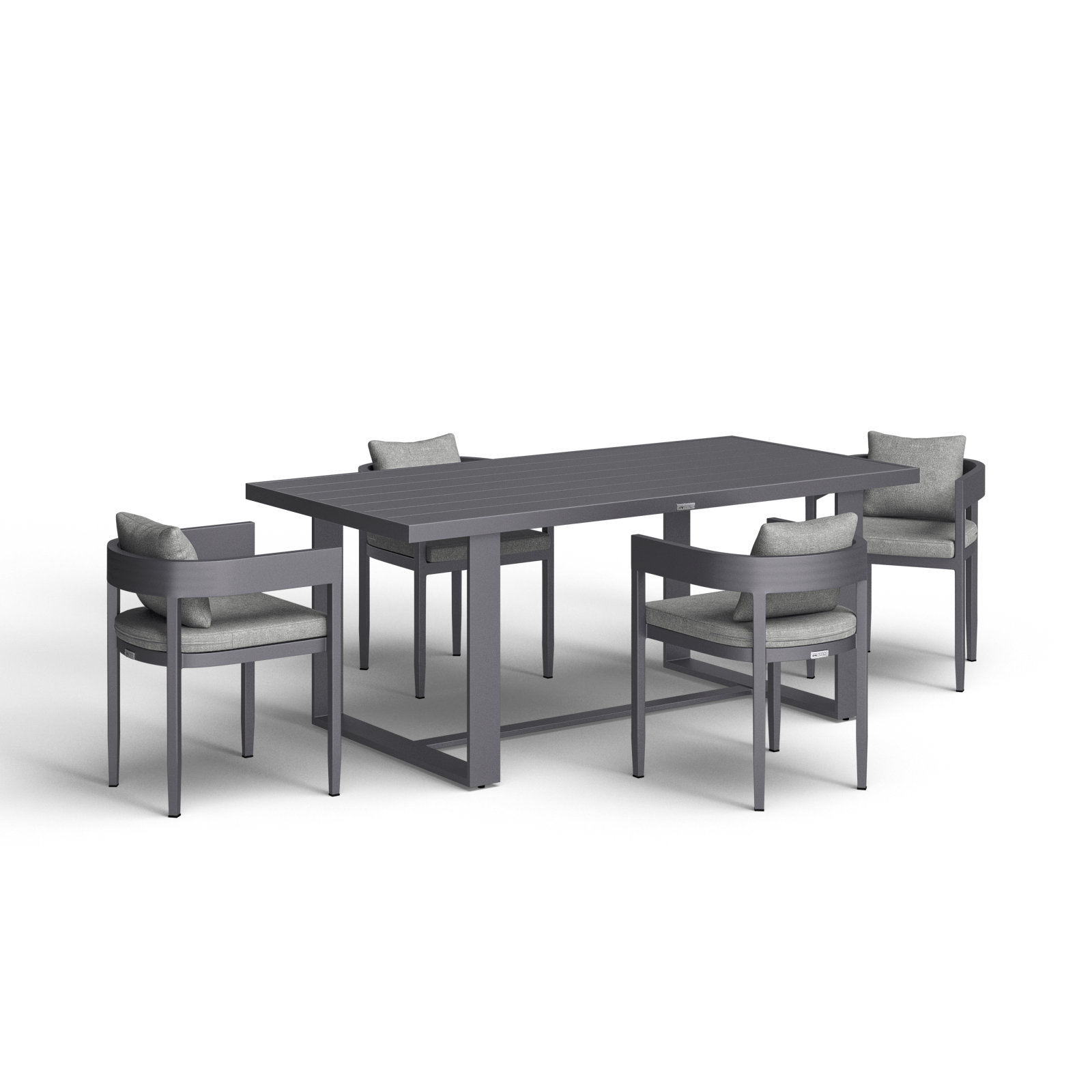 Ceion 39" Patio Dining Set, 4