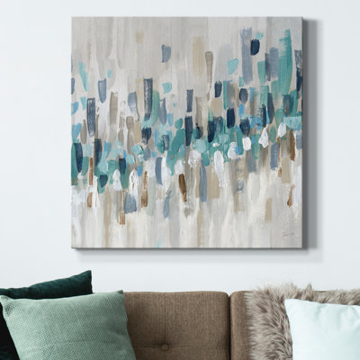 Staccato Blue II - impression sur toile tendue