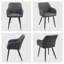 2Er Set Dining Chairs,Faux Leather Upholstered Kitchen Chairs,Accent Armchair With Backrest And Metal Legs,Brown-1202499690