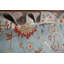 Tapis oriental bleu clair à motif floral Oushak 8 x 10