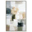 Décoration murale encadrée, "Deep Green and Cream I" par Art Remedy, cadre blanc, 20 x 30-912664395-912664390