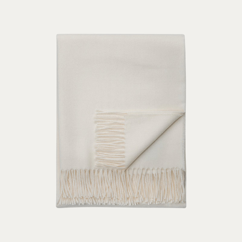Madison Woven Baby Alpaca Throw Blanket, Natural