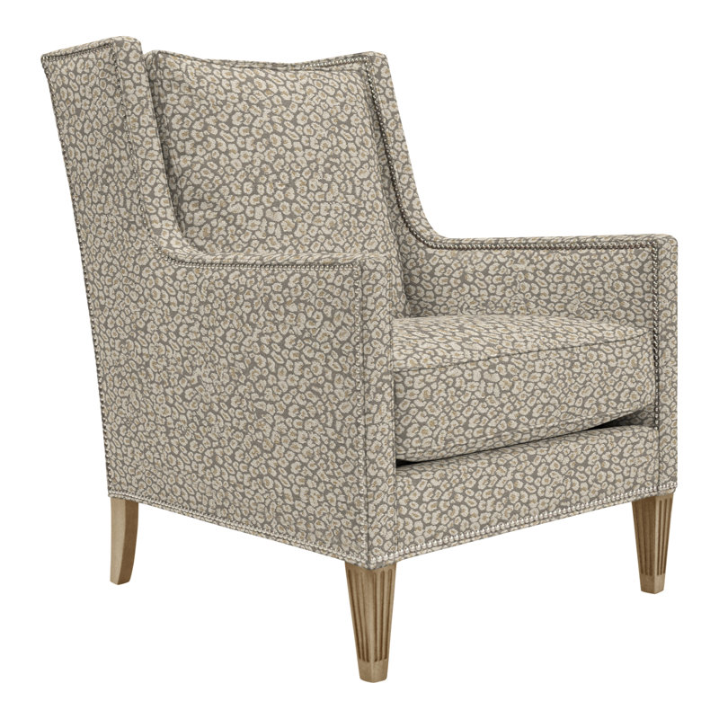 Alec Wingback Chair, Yes, Nadia Steam, Hampton