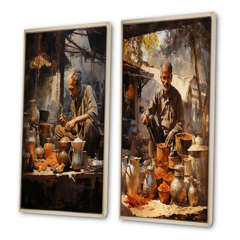 Ensemble de salon Rustic Chai, H 32 po x l 33 po, Encadrement brun