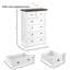 Commode 6 tiroirs H 47,64 po