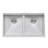 Ruvati 30-inch Workstation Ledge 50/50 Double Bowl Undermount 16 Gauge Stainless Steel Kitchen Sink