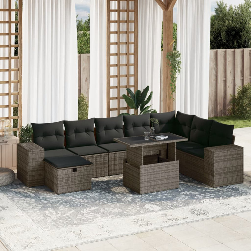 Ensemble de canapé de jardin Vidaxl