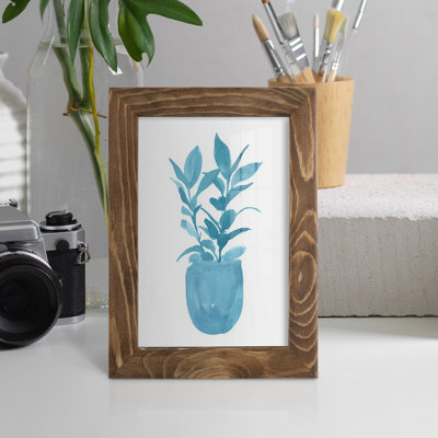 Watercolor House Plant III, encadré sur papier
