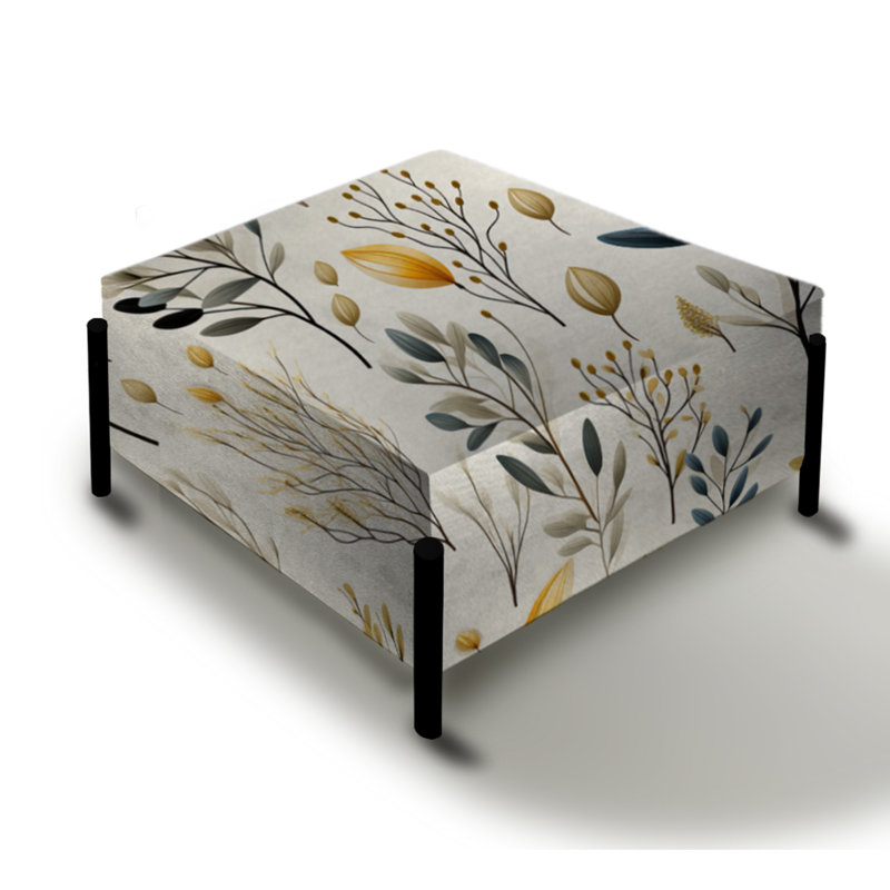 Grand repose-pieds carré Minimalist Nature