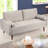 Liby 68" Square Arm Sofa Loveseat-1767927542