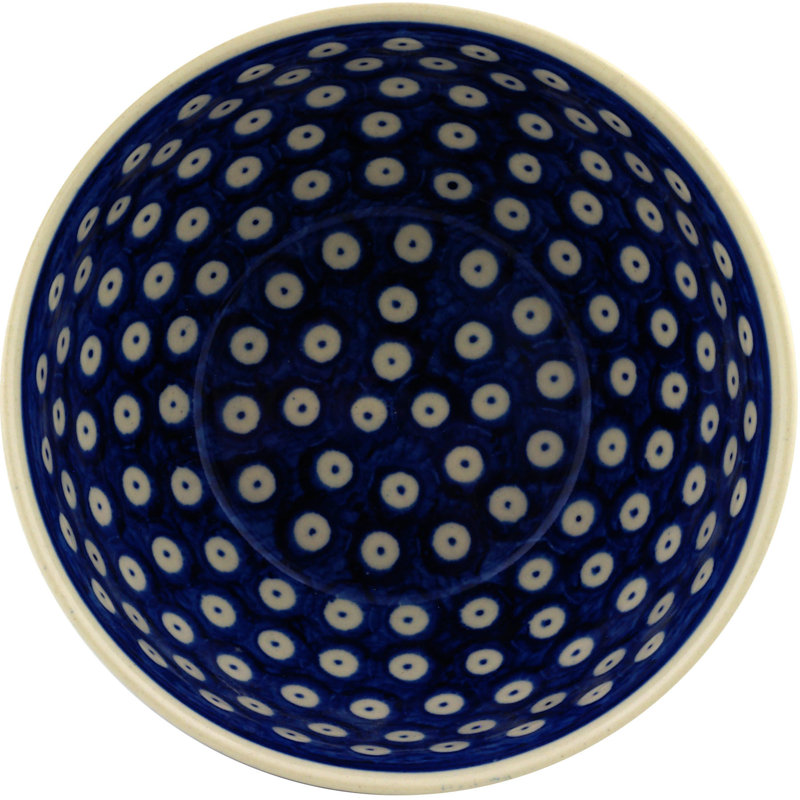 Polish Pottery Handmade Stoneware Rice Bowl