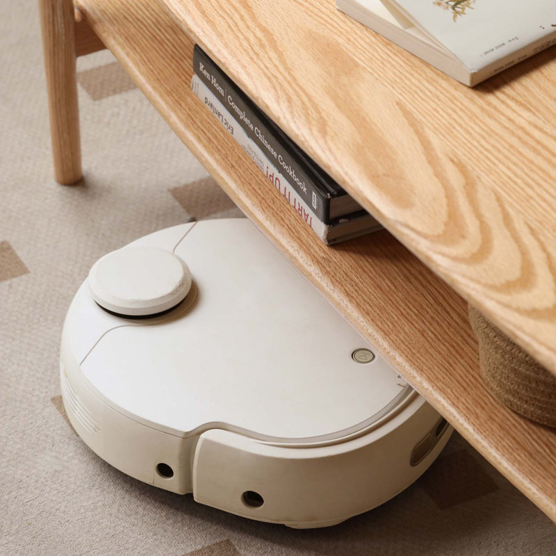 Solid Wood Top Plate Desk Coffee Table