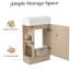 Meuble-lavabo avec lavabo, meuble-lavabo avec tablette réversible à deux niveaux-1392888777