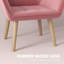 Willesden Velvet Armchair-1446611755