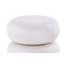 Tabouret en fer blanc brillant