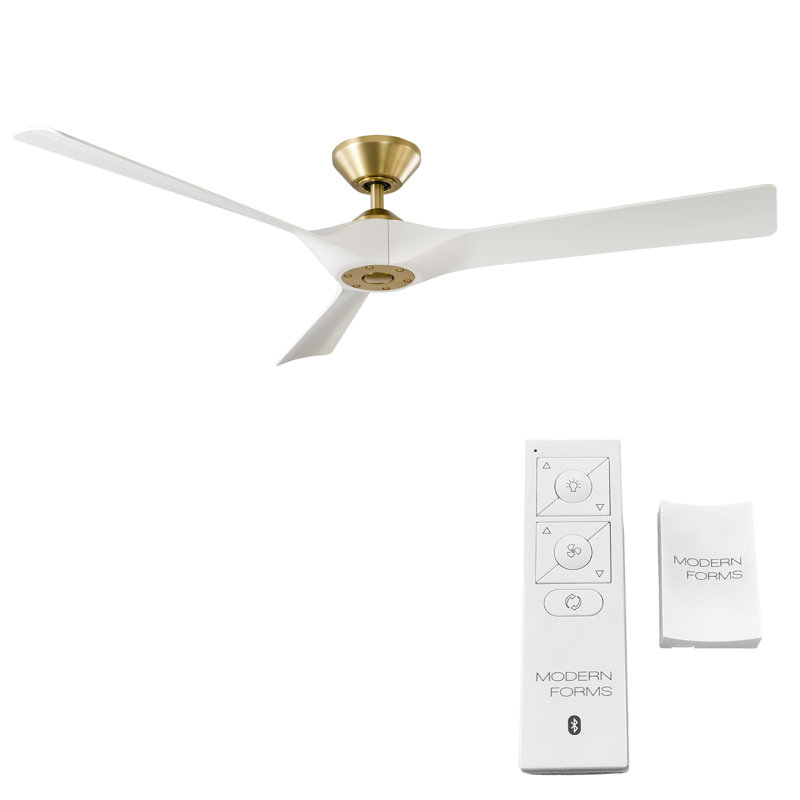 58" Torque 3 - Blade Outdoor/Indoor Smart Ceiling Fan with Remote Control Included, Works With Alexa and iOS or Android App