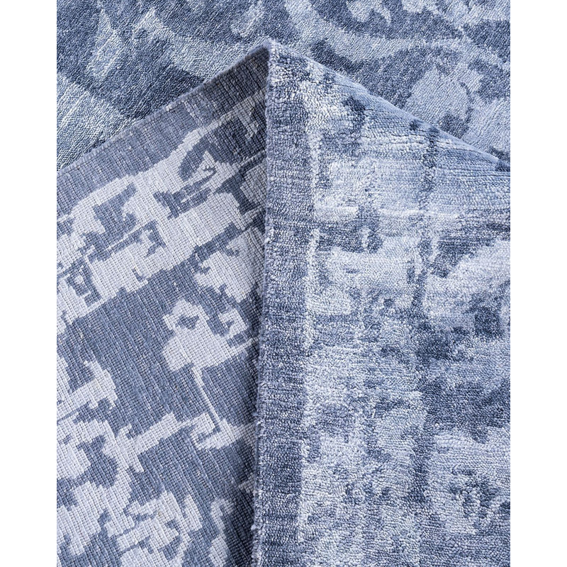 Overdyed One-of-a-Kind Rectangle 8'3" X 10'6" Hand Knotted Area Rug