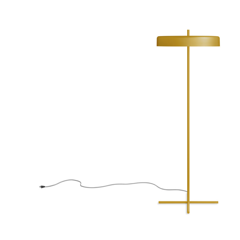 Bobber LED Floor Lamp, Mustard