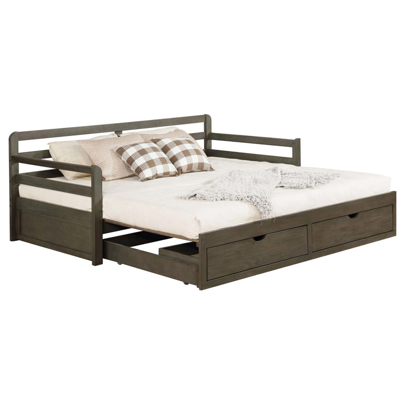 Lit de jour avec couchette Annaya gris