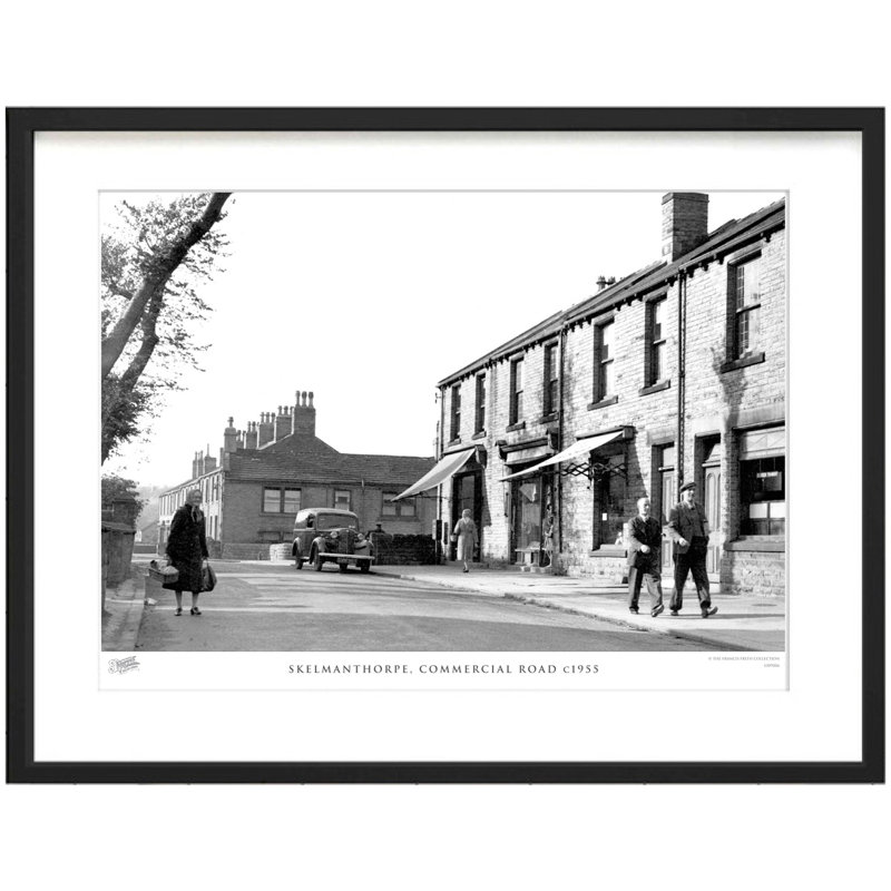Skelmanthorpe, Commercial Road C1955 by Francis Frith - Single Picture Frame Print, 45cm H x 60cm W x 2.3cm D