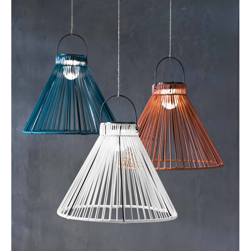 LED Outdoor Hanging Light, Pink