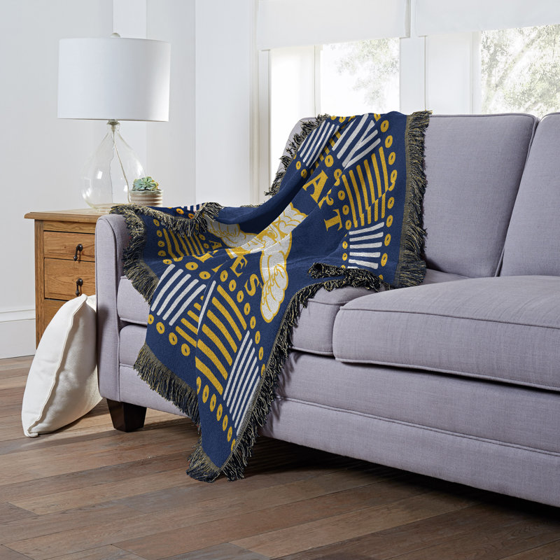 NCAA North Carolina A&T Homage Jacquard Throw Blanket, College Sports Decor, 46x60 Inches