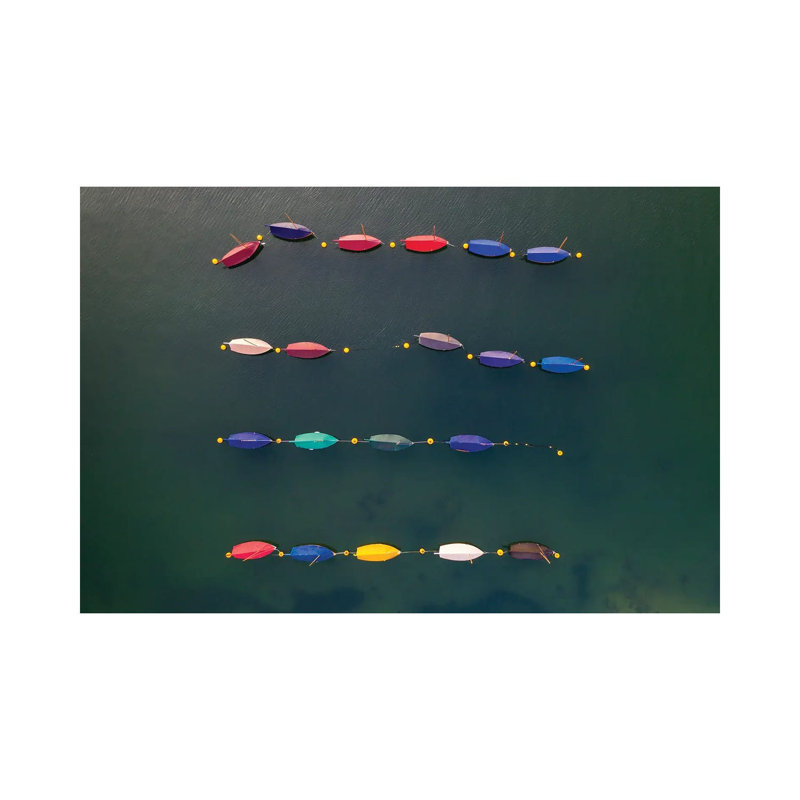 The Little Boats 1 Piece Wrapped Canvas Wall Art, 66.04 cm H x 45.72 cm W x 1.91 cm D