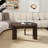 Modern Round Coffee Table with Three-Legged Design