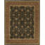 Angora Wool Oriental Area Rug in Black/Rush/Ivory-628163234