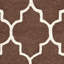 Hand-Tufted Wool Brown/Ivory Rug