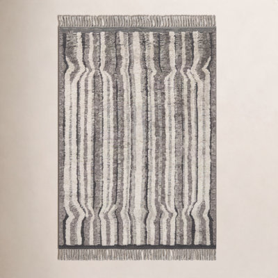 Benjamin Stone Charcoal Hand-Knotted Rug
