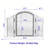 Faustine Trifold Arched Vanity Mirror