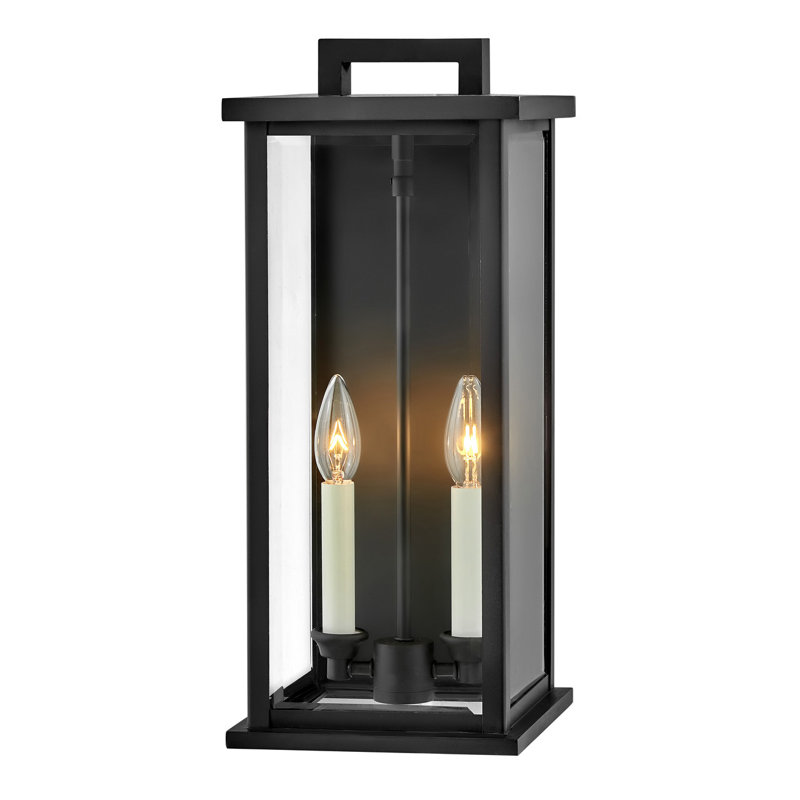 Weymouth 2 - Light Outdoor Flush Mount, 18.25" H x 7.75" W x 7.75" D