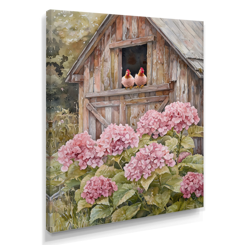 Drayvon - Floral Canvas Wall Art, H 40 po x l 30 po, Toile tendue, Ne s’applique pas