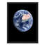 «Blue Earth From Space Space Enthusiasts Illustration Small Decor Art Work»-101376645-101376646