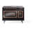 ILVE Nostalgie II Series Noblesse 48 inch Dual Fuel Range 5 Sealed Burners, Griddle, Frenchtop (Glass Door)-112295577-112295576-112295571