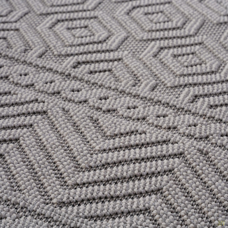 Collection 8X10  /Geometric Indoor/Outdoor Area Rug, Rectangle 7'9" x 10'