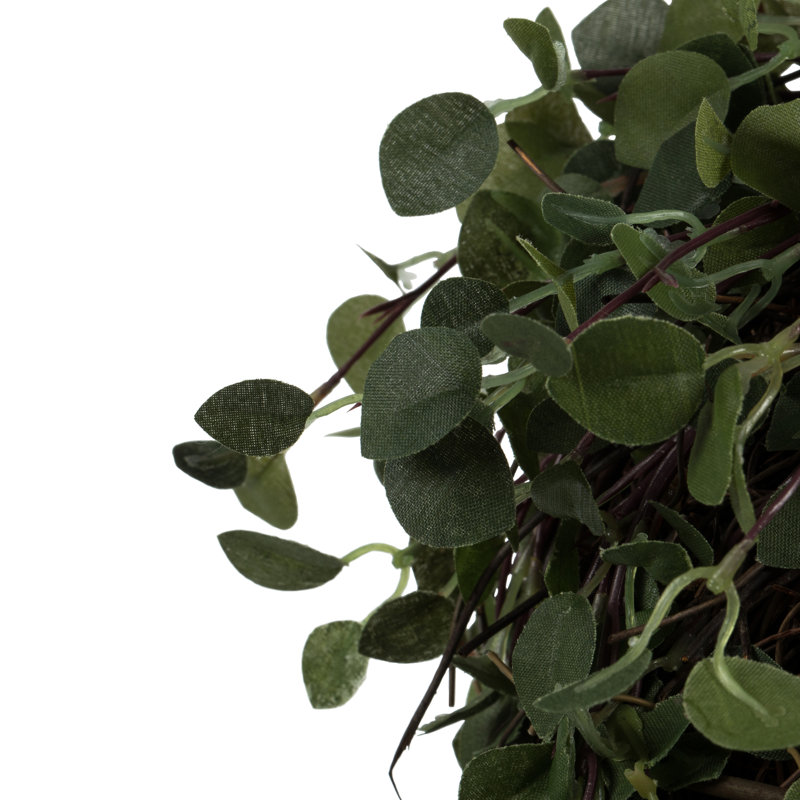 Boule de vigne ange artificiel vert, H 8 po x l 8 po x P 8 po