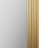 Aurelia Rounded Rectangle Fluted Wall Mirror