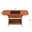Table basse moderne et fonctionnelle avec roulettes, conception pliante et amplement de rangement pour un salon polyvalent