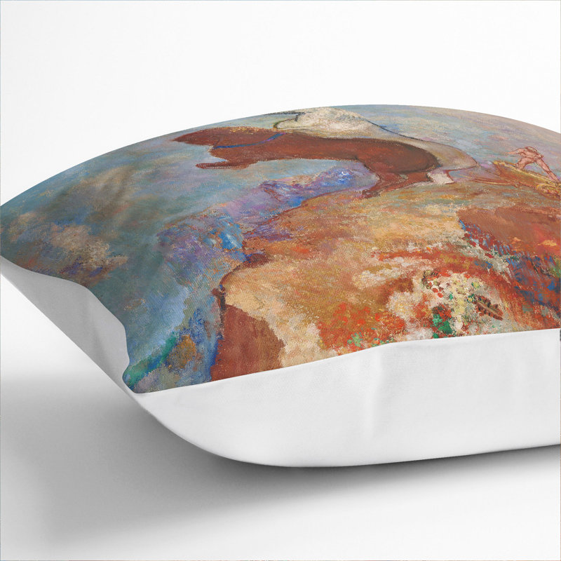 Apollo Square Throw Cushion, White, 40cm H x 40cm W x 15cm D