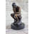 The Thinker Thinking Man By Auguste Rodin Bronze Desktop Statue Sculpture Figure 6" X 4"
