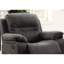 Fauteuil inclinable respirant bleu foncé pour le salon en ardoise avec rembourrage supplémentaire