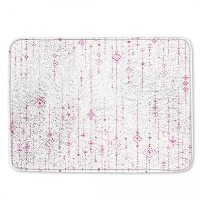 Décoration de salle de bain moderne à motif géométrique
