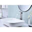 Robinet de salle de bain avec bec cascade, finition en nickel brossé, aérateur de 1,2 gallon par minute, bonde escamotable, facile à installer pour lavabo de meuble-lavabo-122521285