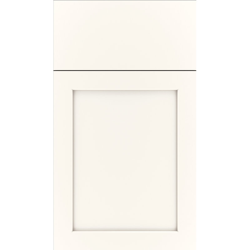 Échantillon de porte à accès complet pour la maison, Blanc satiné
