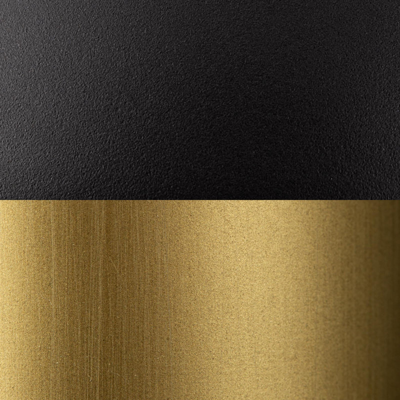 Jayden 8 - Light LED Chandelier, Black/Brushed Gold
