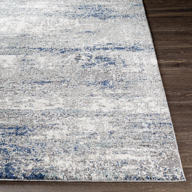 Aderyn Abstract Indoor Rug, Rectangle 6'7" x 9'